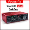 Wzmacniacz Focusrite Scarlett Solo 3rd Generation Wzmacniacz słuchawkowy Karta dźwiękowa 24bit/192 kHz Adconverters