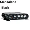 Förstärkare HIFI -ljudförstärkare 2.1 Channel Stereo Bass Audio Amplifier RMS 20WX2+40W Class D Mini Media Player Mp3 Black Aluminium