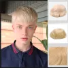 Toupees da uomo toupee protesi capillare natura natura super sottile per la pelle per capelli pezzi per capelli umani system unità peli unità patch per uomini