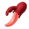 Sexspielzeug Vibrator heiße Sexspielzeug Mia Kaninchen Masturbator Brustclip Spielzeug Zunge leckt Saugen Simulationszunge Vibrator.Dildo