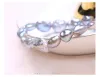 Bangles Baroqueonly Baroque Natural Freshwater Pearl Bracelets Greycolour нерегулярные жемчужные украшения эластичная струна Настройка HQO