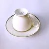 Tasses Saucers Bos China Coffee tasse et vaisse