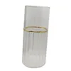 Vases Clear Cylinder Glass Flower Vase Bottle Exquisite Sturdy Thickened Hand Blow For Centerpieces Decor Multipurpose