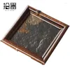 Tea Tray Bamboo Tray Puba Ceremonia Ceremonia Przechowywanie