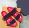 Slippers Summer Flats Sexy real leather platform Shoes Ladies Beach Effortlessly Stylish Slides 2 Straps with Adjusted