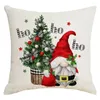 Pillow Unique Hidden Zipper Cover Easy-cleaning Protective Christmas Printed Throw Case Holiday Supplies