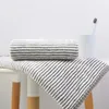 Towel Bamboo Fiber Striped Towels Anti-bacterial Soft Face Hair Washcloth Absorbent Quick Drying Toalla Household Durable Four Seasons