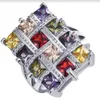 Chenrui Kolor Square Cegła dominująca popularna biżuteria ręczna