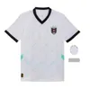 Австрийские футбольные трикотажные изделия 2024 2025 г. Алаба Home Red Away White Jersey Laimer Schlager Camisetas de Futbol Danso Lienhart Funs Version Version Sabitzer Football Room 4xl