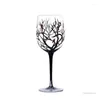 Wine Glasses QX2E Four Seasons Tree Glass High Legged Cup Glassware For Family Friend