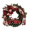 Decorative Flowers Red Wreaths For Front Door Rustic Christmas Reef Wreath Garland Decorations