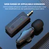 Mikrofoner Trådlös Lavalier Microphone Portable Audio Video Recording Mini Mic för iPhone Android Live Broadcast Gaming Phone Mic Mic