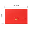 Present Wrap 10 Pieces/Lot Pearlescent Paper Stamping Love Envelope For Letter Greeting Card Enkruver Namn Mini