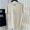 Bayan Erkek Tasarımcıları Tişörtler Kadın Tişört Kadın Tshirt Yaz Tee Pamuk Moda Mektubu Baskı Kısa Kollu Lady Tees