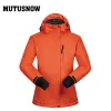 Suits New Outdoor Sports Warm Jackets Winter Woman Ski Mountaineering Camping Hiking Piece Jacket Warm Breathable Waterproof Windproof