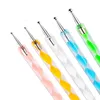 2024 1SET UV Gel Nail Art Brush Art Art Art Dotting Pen Drawing Painting Set DIY Design Nail Art Tools Tows Manicure Tips for UV