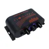 アンプAK170ミニオーディオアンプRCA入力ポータブルサウンドアンプ20W*2スピーカーアンプデュアルチャンネル車のためのLEDライトリング付きデュアルチャンネル