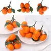 Party Decoration Realistic Artificial Tangerine Foam Fake Oranges Fruit Kitchen Restaurant Display DIY Pography Props Food Decor Ornaments