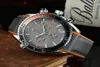 2021 Nouveau style Six Stitches Luxury Mens Watches Tous cadran travail Quartz Watch High Quality Top Chronograph Clock Rubber Belt ME3655392