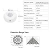 Detector Tuya WiFi Pir Motion Sensor Detector Alma