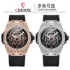 21 Chenxi Diamond Controlado Moda masculina Calendario de cuarzo Calendario impermeable Glow 86