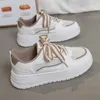 Casual Shoes Simple Summer Women's White Flat Contrast Breathable Lady Commuter Board 2024 Spring Autumn Girl Student Footwear