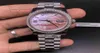 Boutique Fashion Business Watch Silver en acier inoxydable Sangle de montre Coquille de montre Diamond Ring Mouth Automatique MECHECALIQUES5063215