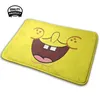 Carpets Mouth 3D Soft Non slip tapis tapis tapis coussin de tapis dessin animé émission de télévision Couleur colorée tête carrée jaune hd kid