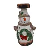 Kerzenhalter Santa Claus Snowman Candlestick warme Atmosphäre Halter für Weihnachtsfeier