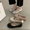 Casual Shoes Brand Women Bow Flats Ballet Dance Sandals 2024 Spring Designer Crystal Loafers Sport Zapatillas Trend