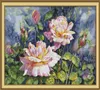 Vintage Rose Flowers Landing Home Decor Gemälde handgefertigte Kreuzstichsticksticke Nadelsets gezählt wurden Druck auf Canvas DMC 147557279