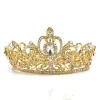 Luxe vintage steentjes kroon barokke kristallen bruids tiara bruiloft kronen haarband hoofdband bruiloft haaraccessoires van tiara's voor dames