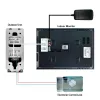 Intercomo Anjielosmart Video Intercom Doorbell Night Vision com câmera monitores de 9 polegadas intercone timbre para proteção de segurança de apartamentos