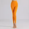 Kvinnors leggings orange strumpbyxor kvinnor polyester borstade fleece förtjockad plus storlek en bit byxor tunna fotstrumpor 45-60 kg 1Pair