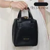 Sacs de cosmétique Shell Forme PU Sac en cuir imperméable Lettre de maquillage pochette à fermeture éclair zipper