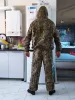 Uppsättningar/kostymer utomhusjaktkläder 3D Maple Leaf Bionic Ghillie Suits Yowie Sniper Birdwatch Airsoft Camouflage Clothing Jacket and Pants