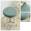 Крышка стула 1 % круглый стул Съемный упругой стержень с твердым цветом для мытья стулья Скамп.