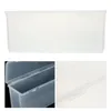 Plates Bread Storage Box Clear Dispenser Container Plastic Cake Holder Case Portable Kitchen Supply Space Savers