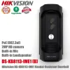 Campainhas originais Hikvision 2MP HD DSKB8113IME1 (B) Pontuação padrão de porta de vídeo Poe Intercom Door