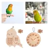 Otros suministros para pájaros Bade de jaula de loro Play Play masticando colgantes para cacatúas Macaws Cockatiels pequeños pájaros grandes de pájaros