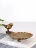 Plates Vintage Imported Brass Bird Shape Storage Tray Fruit Plate Hallway Key Ornaments