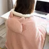 Decken Elektrische beheizte Deckenheizungswurf mit Handtaschewärmer Nickerchen Kissen 5 V USB -Strom für Reiseboto -Büro Camping