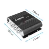 Versterker voor LVPIN HIFI STEREO -versterker 12V 200W Mini Mp3 -auto Radiokanalen 2 Huis Super Bass