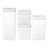 Storage Bottles Transparent Plastic Sealed Jar Nut Oatmeal Spice Food Kitchen Household Grains Moisture-proof Box