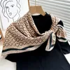 Sjaals 90x90 cm zijden sjaal hoogwaardige print vierkante vrouwen zonbeveiliging sjaal modekantoor wraps hijab hoofdband nek