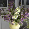 Decorative Flowers Wildflower Artificial Flower Daisy Fake Peach Blossom Home Table Room Decoration Wedding Party Floral Arrangement