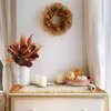 Thanksgiving Pumpkin Fall Maple Leaf Linen Table Runner Wedding Decoration Kitchen Dining Table Runner for Home Party Decor 240325