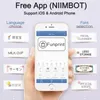 Niimbot D101 Метка Принтер Портативный беспроводной подключение тепловая бумажная лента для телефона планшета легко в использовании Office Home