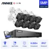 System ANNKE S300 5MP Lite Ultra HD 8CH DVR CCTV Security System 8X 5MP IP67 Outdoor Audio in 5MP Camera Video Surveillance Kit