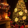 Stol täcker julomslag Santa Back Decor för årets hemmastäcken